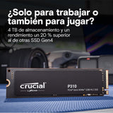 EAN 0649528942258 - Crucial P310 4 TB M.2 PCI Express 4.0 NVMe imagen 3