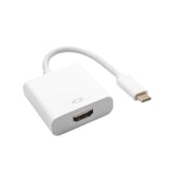 Akyga Adaptador Ak-Ad-53 Usb Typ C Hdmi Blanco Usb 3.0 Type C, Usb 3.1 Type C M - Hdmi F; 0,15 M;