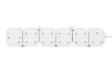 EAN 4016032463917 - Digitus DA-70620 base múltiple 1,6 m 4 salidas AC Interior Negro, Blanco imagen 6