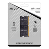 Memoria Pny Ddr4 8gb So-Dimm De 260 Espigas 3200 Mhz / Pc4-25600 1.2 V Cl22