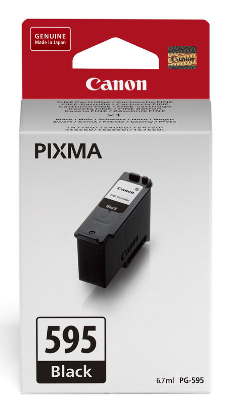 EAN 4549292249309 - Canon PG-595 cartucho de tinta 1 pieza(s) Original Negro imagen 2