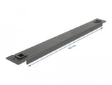 Delock 19" Cubierta Ciega Para Gabinete De Red Sin Herramientas 1u Negra