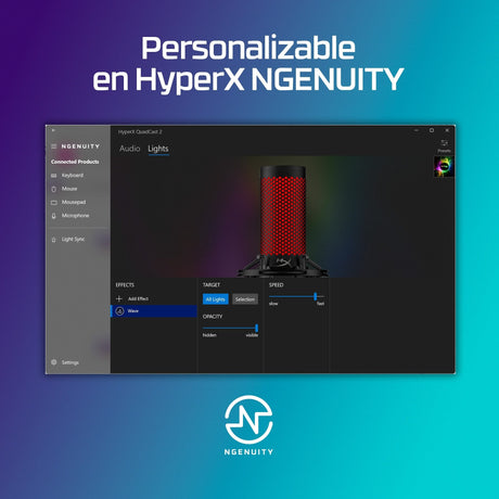 EAN 0197497651058 - HyperX QuadCast 2 - USB Microphone (Black) Micrófono para crear podcasts imagen 13