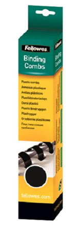 Fellowes Pack De 25 Canutillos Negros 16 Mm