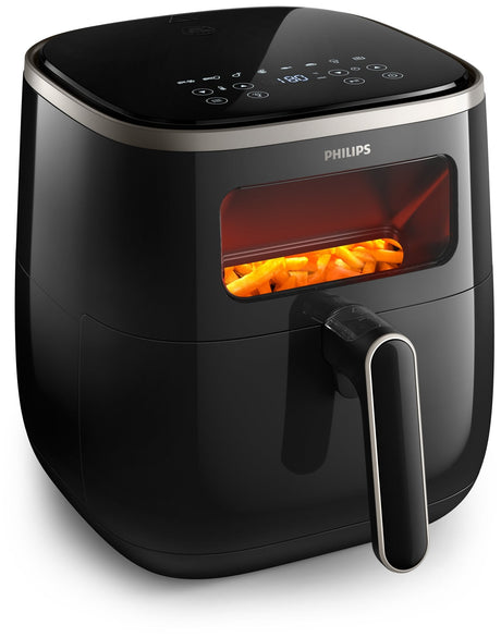 EAN 8720389028380 - Philips 3000 series HD9257/80 freidora Doble 5,6 L Independiente 1700 W Freidora de aire caliente Negro imagen 4