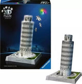 Ravensburger 3d Puzzle Iconics: Slate Tower From Pisa - Con Luz 216 Partes 12008028
