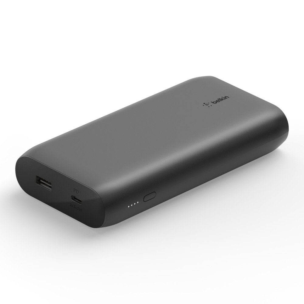 Belkin Boost Charge 30w - Batería Externa Usb-C  Cargador Portátil Con Cable 20000mah Negra
