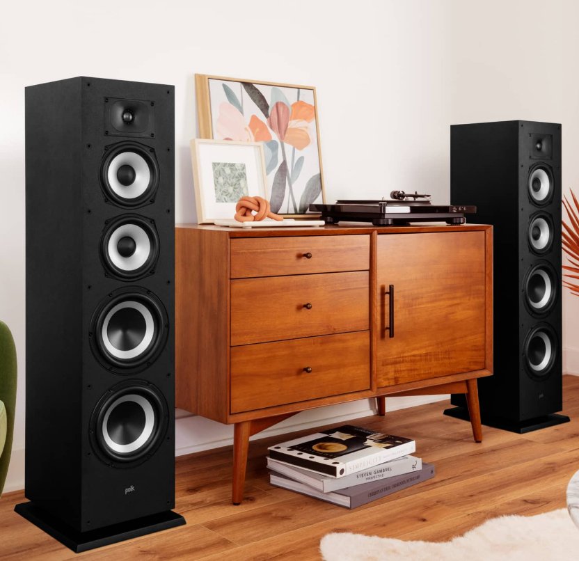Polk Monitor Xt70 Negro Sistema De Altavoces Hi-Res/ Altavoz De Pie (2)