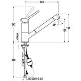 Grifo Teka Auk 978 Cromo