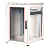 Roline 19-Zoll Netzwerkschrank Pro 16 He, 600x800 Bxt Glastr Grau