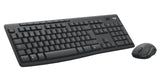 Teclado Inglés + Ratón Logitech Mk370 Combo For Business Rf Wireless + Bluetooth Qwerty Internacional Grafito