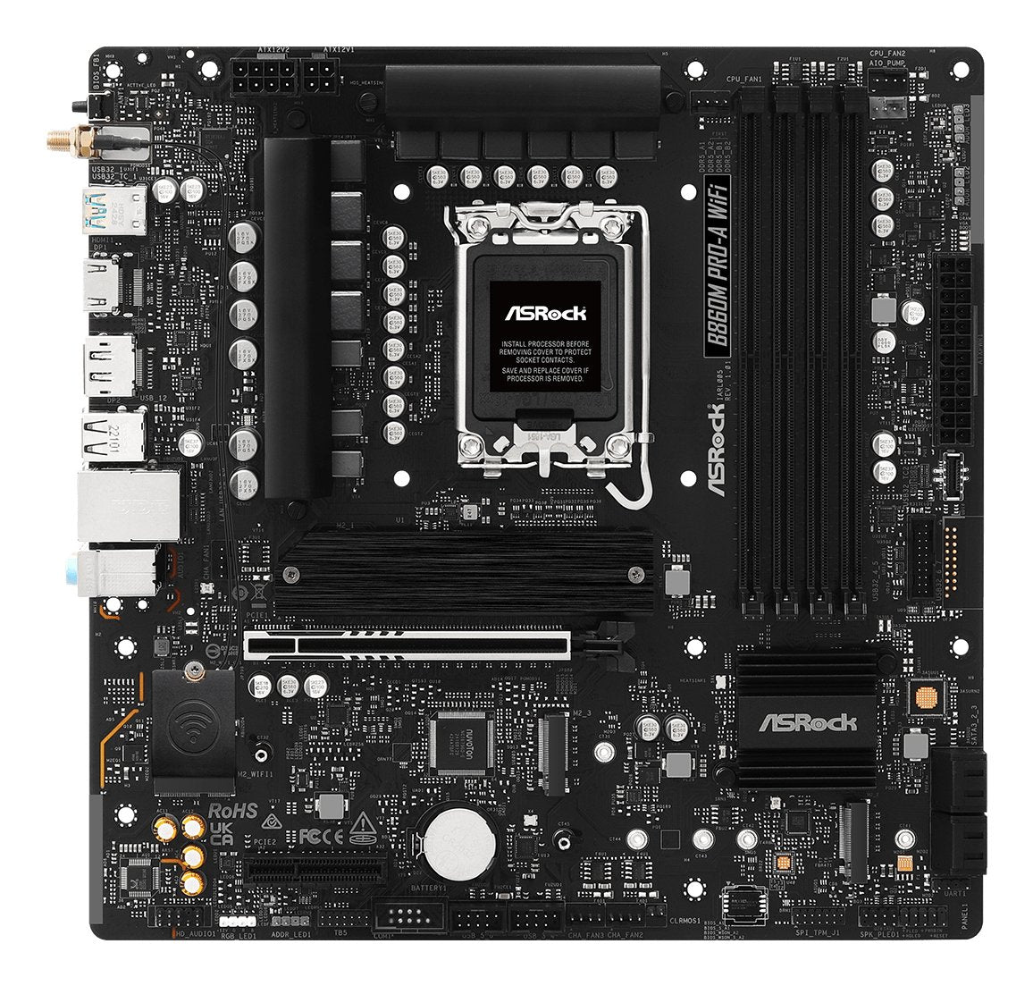 EAN 4711581490307 - Asrock B860M Pro-A WiFi Intel B860 LGA 1851 (Socket V1) micro ATX imagen 2