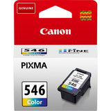 EAN 4960999974521 - Canon CL-546 cartucho de tinta 1 pieza(s) Original Rendimiento estándar Cian, Magenta, Amarillo imagen 1
