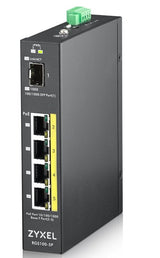 Zyxel Rgs100-5p No Administrado L2 Gigabit Ethernet (10/100/1000) Negro Energía Sobre Ethernet (Poe)