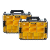 Stanley Pro-Stack Organizer Duo-Pack (Negro/Transparente, 2 Stück) Fmst82967-9