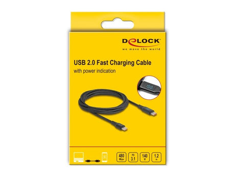 EAN 4043619881369 - DeLOCK 88136 cable USB 1,2 m USB C Negro imagen 4