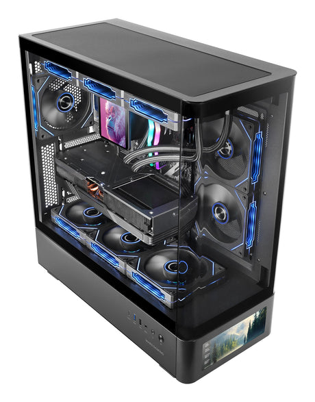 EAN 8435693112709 - Mars Gaming MCLCDPRO carcasa de ordenador Midi Tower Negro imagen 2