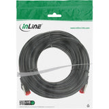 Cable De Red Inline S/Ftp Pimf Cat.6 250mhz Pvc Cobre Negro 30m
