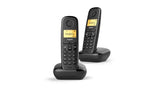 Telefono Fijo Inalambrico Gigaset A270 Duo Negro (L36852-H2812-D201) Gigaset A270 Duo, Teléfono Dect, Terminal Inalámbrico, Altavoz, 80 Entradas, Identificador De Llamadas, Negro