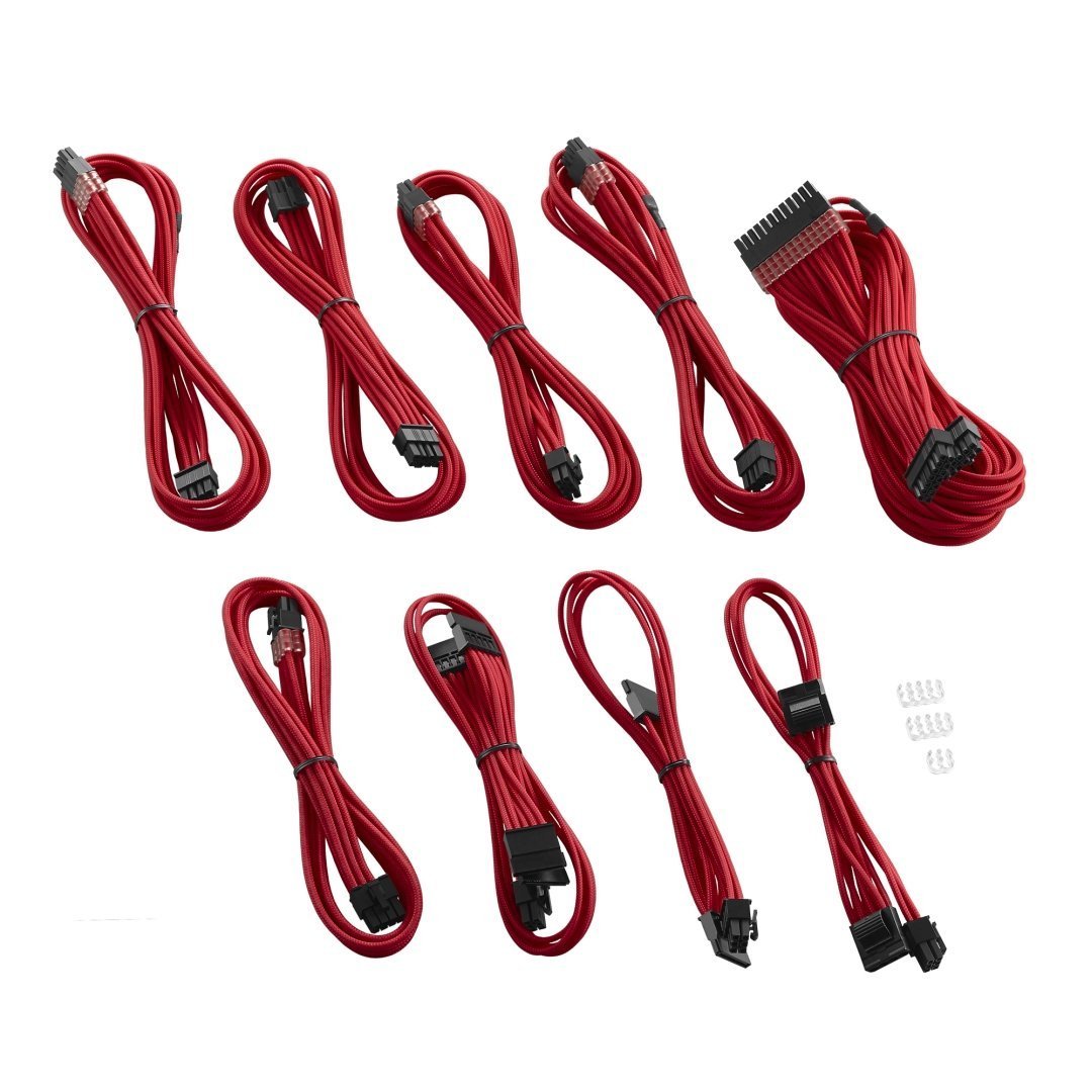 Cablemod C-Series Pro Modmesh Cable Kit Para Corsair Axi Hxi Rm (Amarillo Label) - Rojo