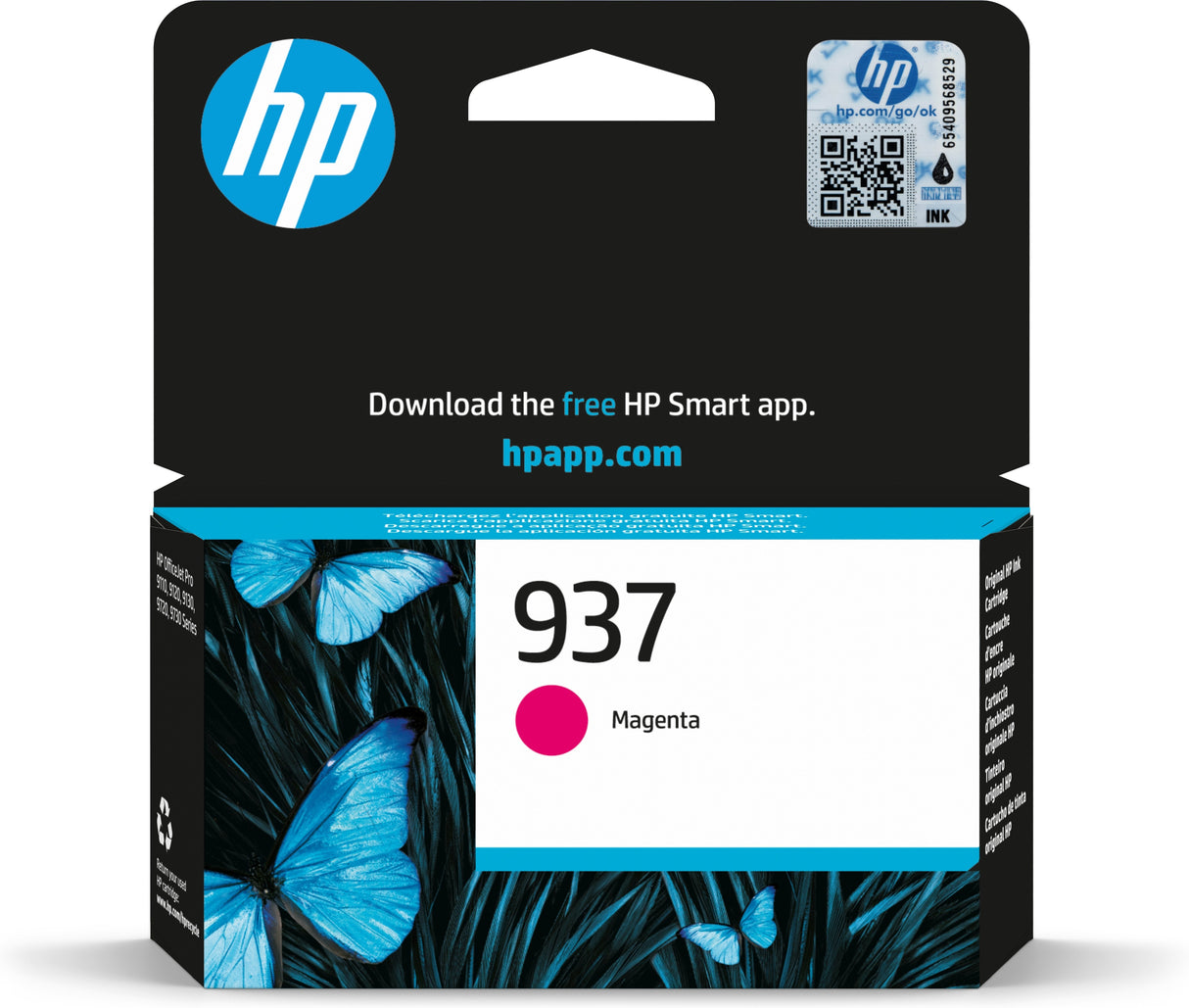 Tinta Original Hp 937 Magenta