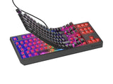 Teclado Gaming Español  Genesis Thor230 Tkl Rgb Mecanico Negro Switch Outemurojo Hot Swap