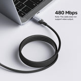 EAN 4894160048523 - UNITEK C14110GY-2M cable USB USB 3.2 Gen 1 (3.1 Gen 1) USB C Negro imagen 4