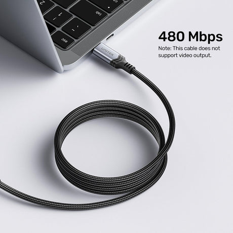 EAN 4894160048523 - UNITEK C14110GY-2M cable USB USB 3.2 Gen 1 (3.1 Gen 1) USB C Negro imagen 4