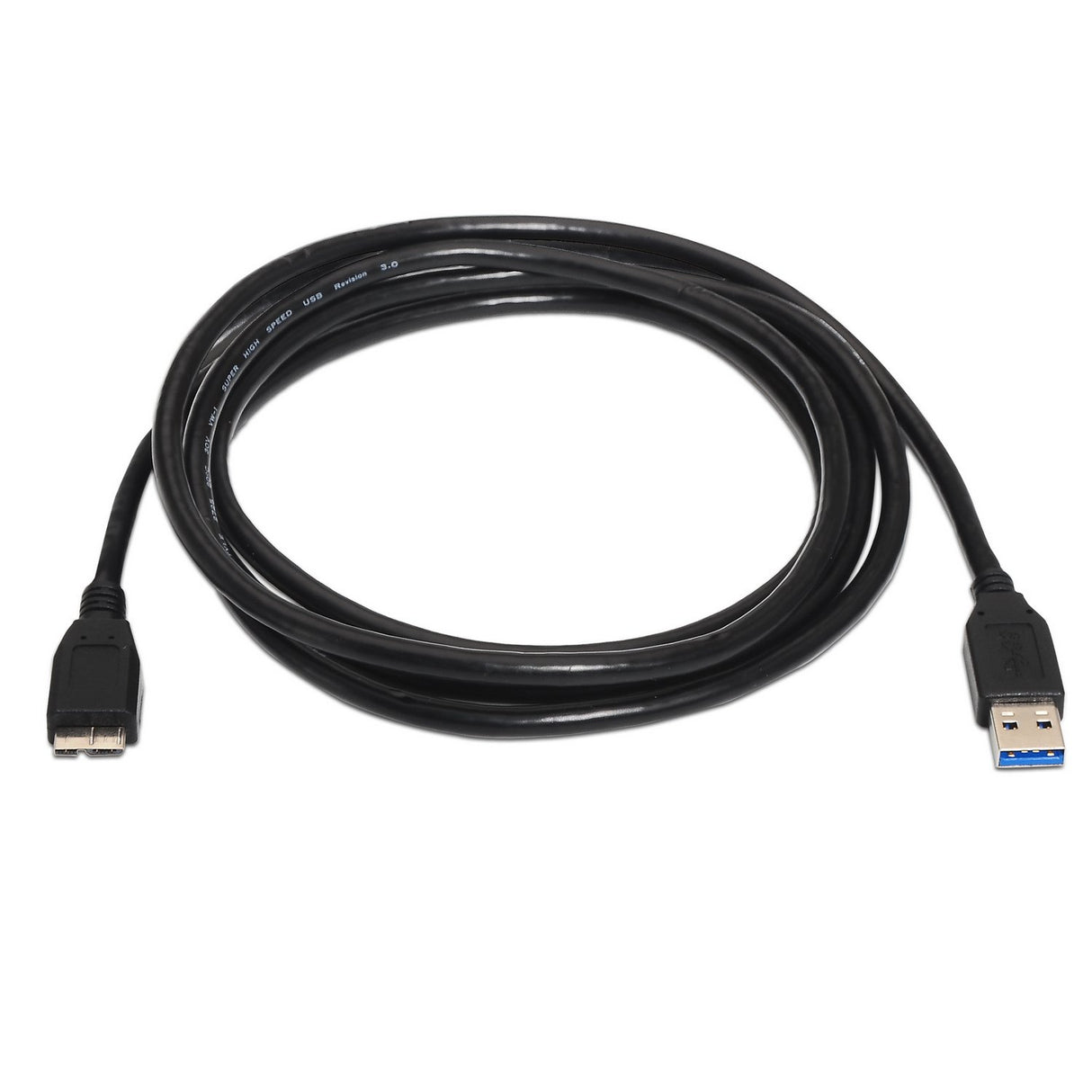 EAN 8436574700435 - AISENS A105-0044 cable USB USB 3.2 Gen 1 (3.1 Gen 1) 2 m USB A Micro-USB B Negro imagen 2