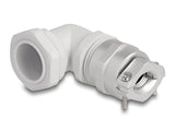 Delock 60613 Prensaestopas Con Alivio De Tensión Y Protección Contra La Flexión Ángulo De 90 ° Pg21 Gris