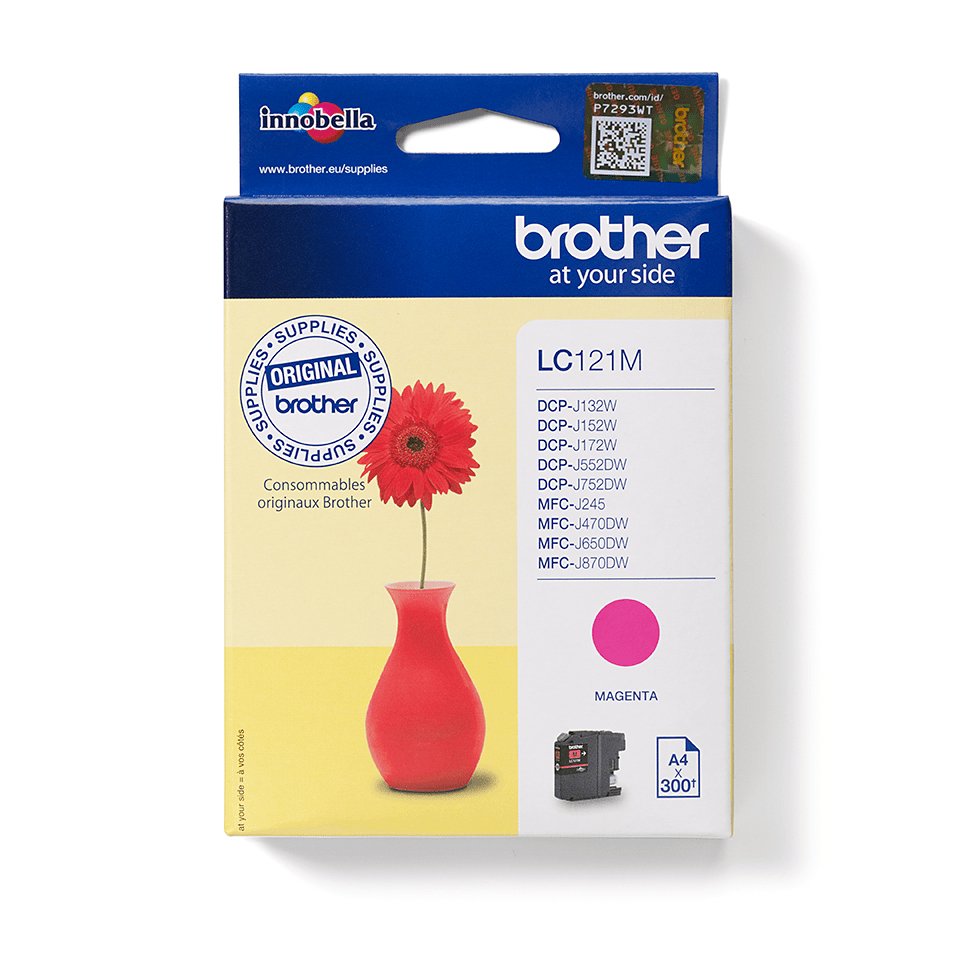 EAN 4977766723206 - Brother LC121M cartucho de tinta 1 pieza(s) Original Magenta imagen 1