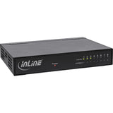 Switch De Red Inline De 8 Puertos, Gigabit Ethernet, 10/100/1000 Mbit/S, Escritorio, Metal, Sin Ventilador, Puertos Blindados