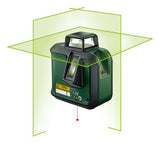 Bosch Bricolaje Y Jardín Láser De Líneas Cruzadas Advancedlevel 360 Set Verde/Negro, Líneas Láser Verdes, Alcance Ø 24 Metros 0603663b07