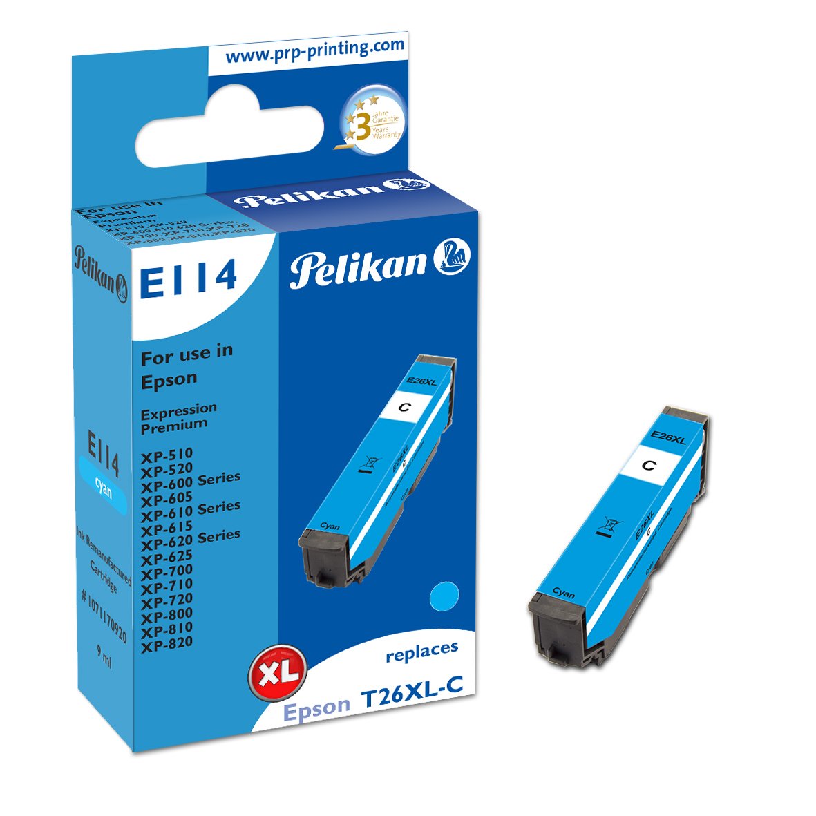 Pelikan Tinte Für Epson T262240 Cyan 26xl