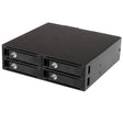 EAN 0065030859837 - StarTech.com SATSASBP425 panel bahía disco duro 13,3 cm (5.25") Bandeja para disco duro Negro imagen 1