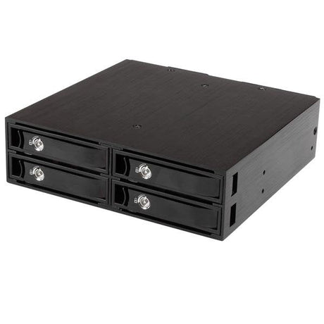 EAN 0065030859837 - StarTech.com SATSASBP425 panel bahía disco duro 13,3 cm (5.25") Bandeja para disco duro Negro imagen 1