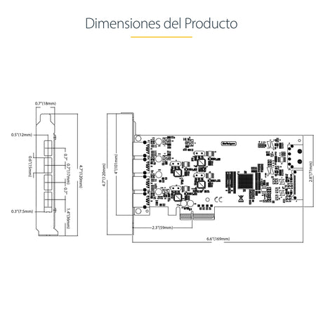 EAN 0065030912761 - StarTech.com P5Q4A-USB-CARD tarjeta y adaptador de interfaz USB 3.2 Gen 1 (3.1 Gen 1) imagen 15