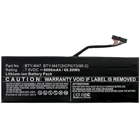 EAN 5704174287421 - CoreParts MBXMSI-BA0009 refacción para laptop Batería imagen 1