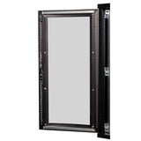 Roline 19-Zoll Serverschrank Pro 26 He, 600x1000 Bxt Schwarz Plexiglas