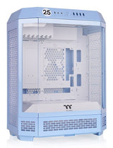 Caja Pc Thermaltake The Tower 600 Azul Claro, Vidrio Templado X 3 Ca-1z1-00mfwn-00