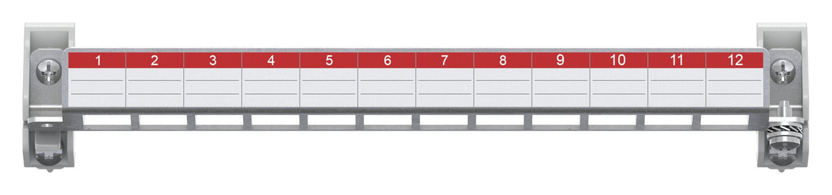 Striebel & John Zep12 Patchpanel 12 Module E-Dat O Keystone