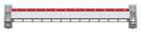 Striebel & John Zep12 Patchpanel 12 Module E-Dat O Keystone