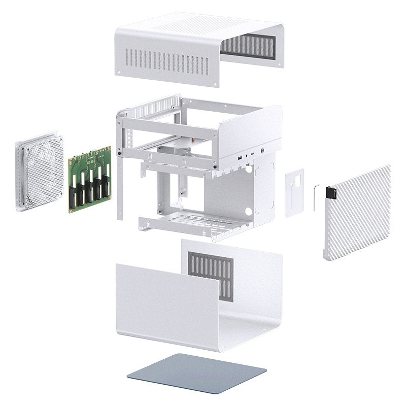Jonsbo N2 Mini-Itx Nas Carcasa - Blanco