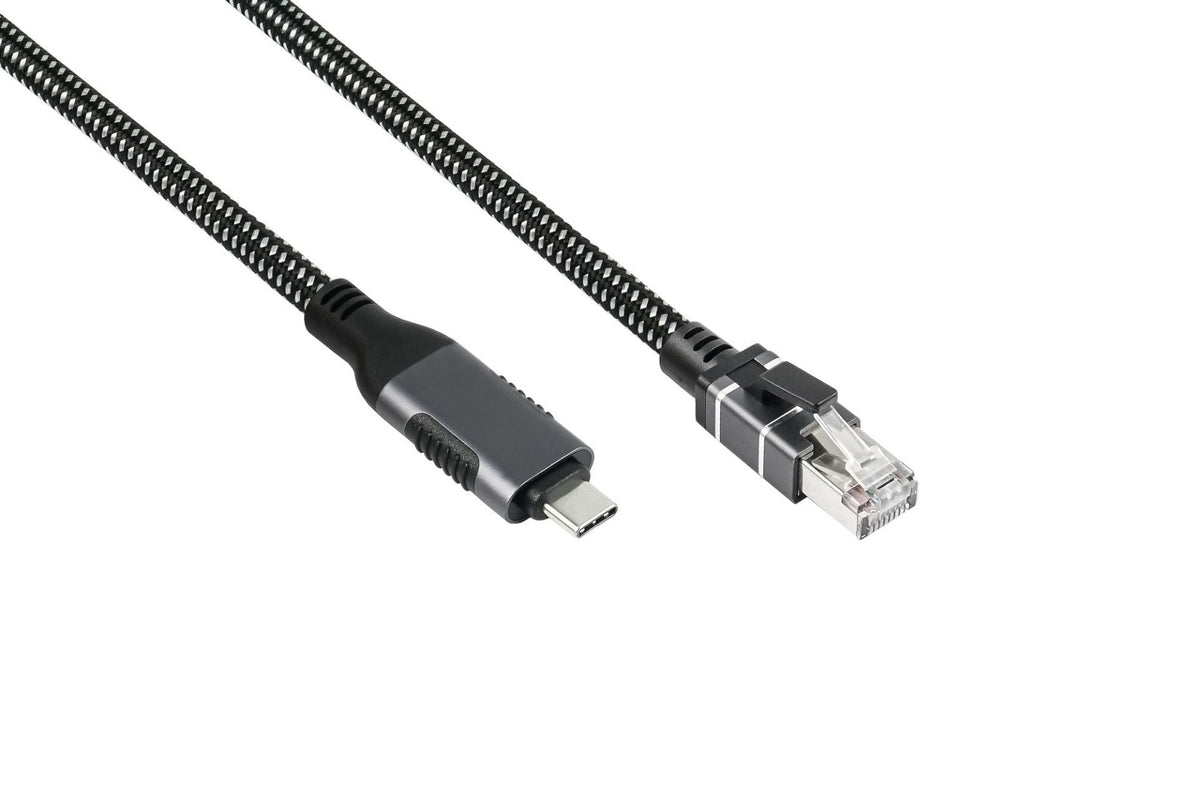 Good Connections Ethernet-Cable Usb-C Rj45, Antracita, 5,0m