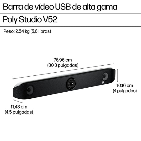 EAN 0198122618408 - HP Poly V52 Blanco 3840 x 2160 Pixeles imagen 3