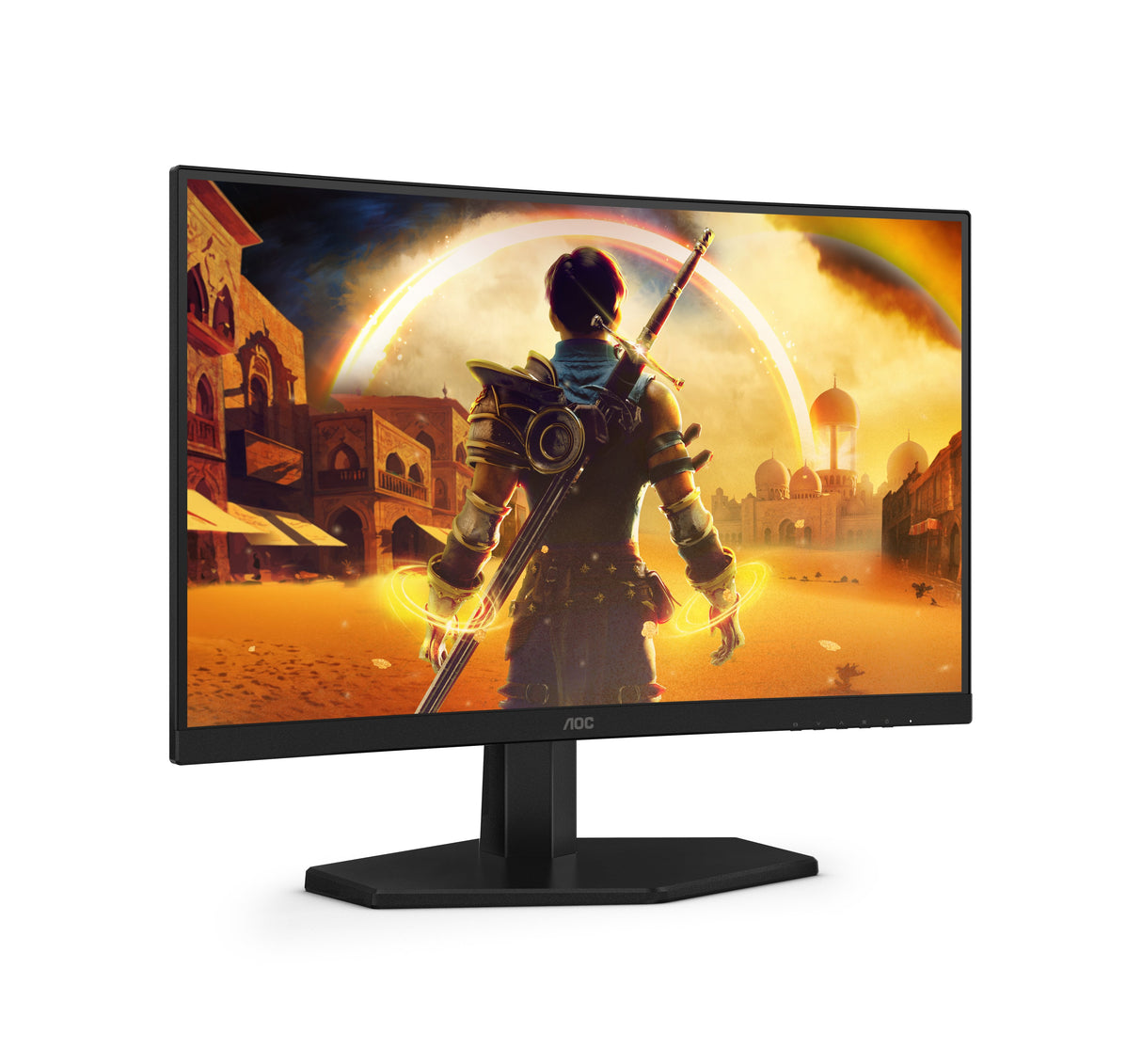 Monitor Aoc G4 C24g42e  (23.6") 1920 X 1080 Pixeles Full Hd Led Negro, Rojo
