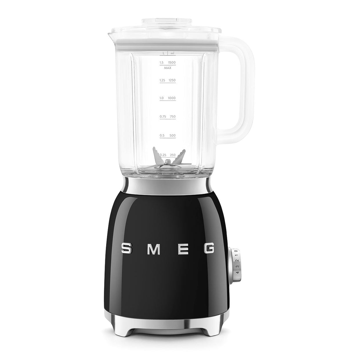 EAN 8017709328467 - Smeg BLF03BLEU licuadora 1,5 L Batidora de vaso 800 W Negro imagen 1