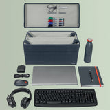 Leitz Desking Work Bag With Lid Gris 200x260x465 Wxhxd