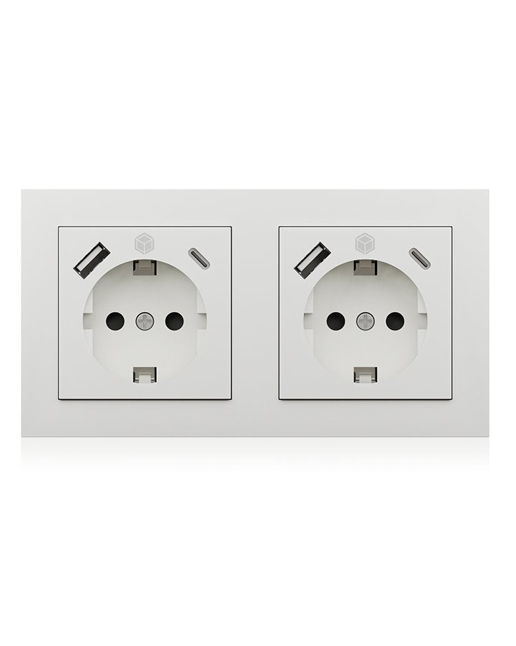 EAN 4250078172758 - ICY BOX IB-MPS4200W-PD toma de corriente Type F + USB A + USB C Blanco imagen 5