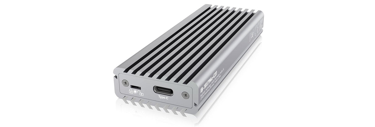 Raidsonic Ib-1817ma-C31 Caja Para Disco Duro Externo M.2 Caja Externa Para Unidad De Estado Sólido (Ssd) Plata